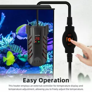 20-120L Aquarium Water Heater Aqua Fish Tank LED Digital Thermosafe Submersible - Picture 1 of 13