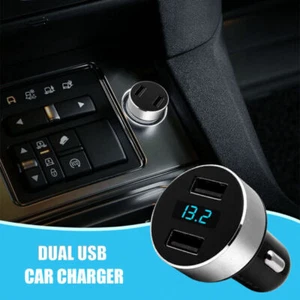 Panel Voltage 12V Dual USB Port Socket Volt Charger Digital Meter Boat Durable - Picture 1 of 9