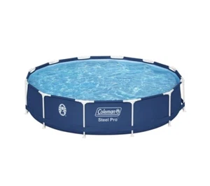 Coleman Steel Pro 12 ft. x 33 in. Round Metal Frame Above Ground Pool Set - Easy - Picture 1 of 6