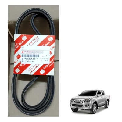 Genuine Belt A/C Compressor #897985121T Isuzu D-Max 2012-19 4JK1 4JJ1 L=1445 O - Image 1 of 4