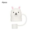 Tip Cover Cartoon Straws Plugs Silicone Dust-Proof Cap Drinkware Accessories