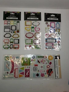 Jot Sticker Autocollants, Scrapbooking, Frames, 4 sheets, over 80 stickers - Picture 1 of 8