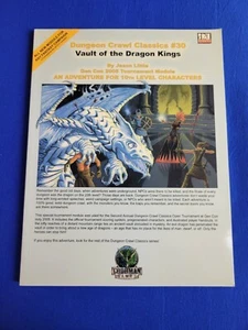 Modulo avventura Vault of the Dragon Kings - Dungeon Crawl Classics #30 - Foto 1 di 2