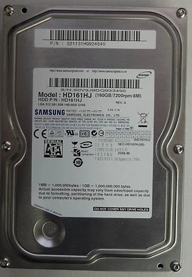 Samsung HD161HJ 160GB Rev. A HDD for spare parts - Image 1 of 2