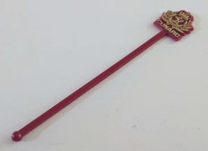 Cunard Vintage Dark Red Swizzle Stick Stirrer - Picture 1 of 1