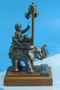 Figura de colección 1984 Solid Pewter High Hope's II de Michael Ricker. #118. - Imagen 1 de 7