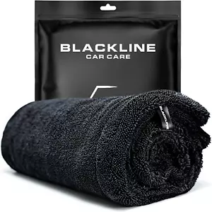 Blackline Drying Towel #1 Rated Car Drying Towel for Car Detailing Streak Free, - Picture 1 of 8