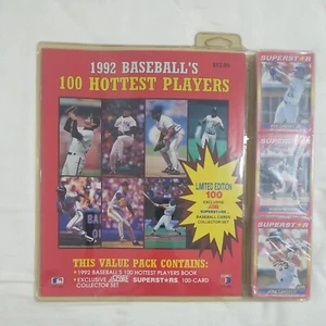 Sealed 1992 Score Baseball's 100 Hottest Players Collector Card Set w/ Book New - Picture 1 of 2