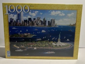 Puzzle 1000 pezzi New York City Gateway World Trade Center Twin Towers FX Schmid - Foto 1 di 6