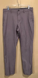 Pantalones rectos Old Navy Ultimate para hombre 34x32 grises integrados flexibles informales chinos usados en excelente estado - Imagen 1 de 5