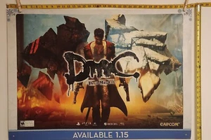 DmC: Devil May Cry PS3 XBOX 360 Capcom Video Game Poster - Picture 1 of 2