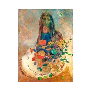 Odilon Redon, Mystery, 1910, Canvas Print, 8.5" x 11" + Border - Picture 1 of 10