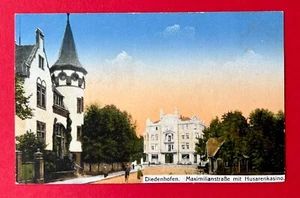 AK DIEDENHOFEN in Lothringen um 1910 Maximilianstrasse mit Husarenkasino( 153924 - Bild 1 von 2