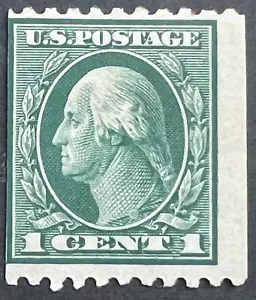 Scott#: 441 - George Washington 1¢ 1914 BEP single stamp MLHOG - Lot B1 - Picture 1 of 2