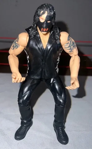 TNA Abyss Wrestling Action Figure Impact Series Black Outfit Mask Marvel 2005 Cover