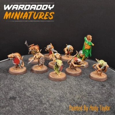 Warhammer AOS Skaven Clanrats pintado profesional ×10 #1 Games Workshop Age Of Sigmar Foto 1 de 4