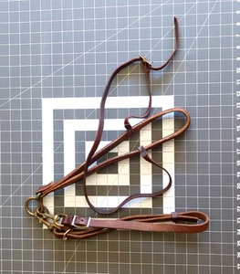 Horse Tack  Leather Tie Down and Noseband - Picture 1 of 6