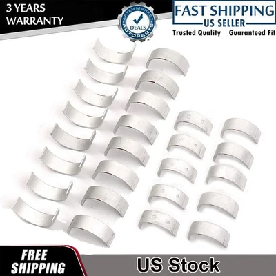 Crank Main & Con Rod Bearings Set For 4.8L Porsche Cayenne Panamera S GTS Turbo - Image 1 of 4