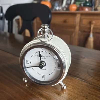 Mclaughlin & Scott Estd. Reloj de escritorio Cambridge Cream 1972 Foto 1 de 3