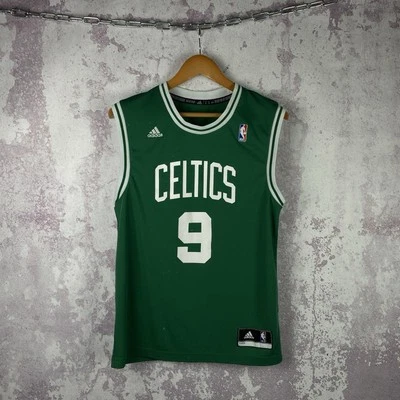 Vintage Adidas Boston Celtics Jersey NBA Basketball #9 Rondo 2013 Green Size S - Image 1 of 4