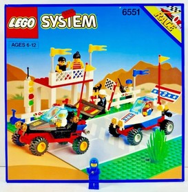 LEGO (6551) System Town: Checkered Flag 500 - New Sealed Retired - Vintage Rare
