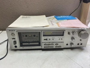 Sony TC-K61 Stereo Cassette Deck Sendust & Ferrite Head (tested/works /READ) - Picture 1 of 24