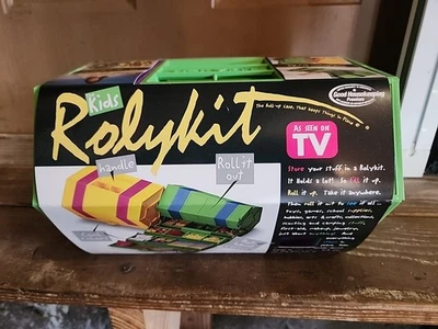New The Kids Rolykit Roll-Up Storage Case Green Model S-11! Hobbies Toys Beads - Image 1 of 4