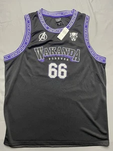 Marvel NEU Black Panther Large Wakanda Forever Basketball Trikot Box Mittagessen Neu mit Etikett - Bild 1 von 9