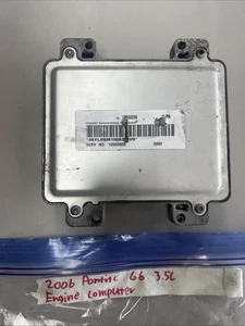 06 Pontiac G6 12600928 Computer Brain Engine Control ECU ECM EBX Module - Picture 1 of 3