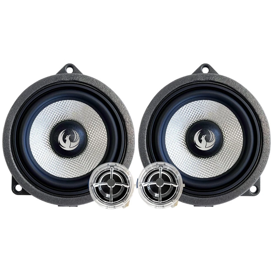 Sistema de altavoces Phoenix Gold ZDSB100CS 4 pulgadas 2 vías 60 W RMS Plug and Play para BMW Foto 1 de 1