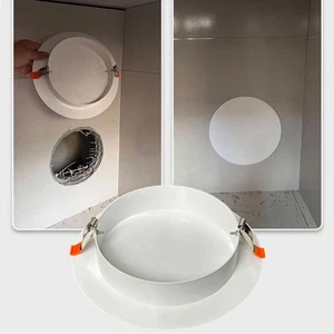 Deckenloch Abdeckplatte Einbauleuchte Lochkappe leicht rund Einbau mit - Bild 1 von 7