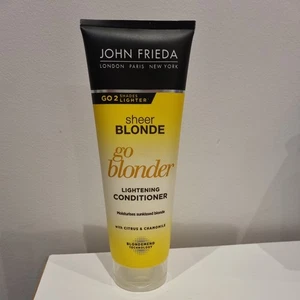 John Frieda Lightening Conditioner 250 ml Sheer Blonde Go Blonder Moisturises - Picture 1 of 2