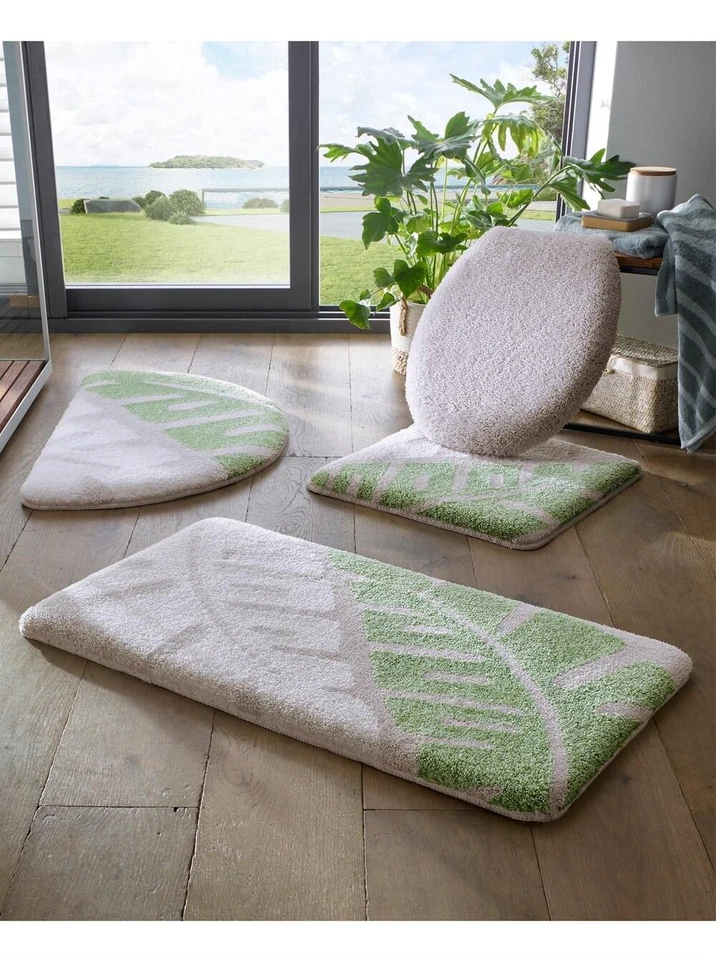 Kleine Wolke 50 x 50 cm WC-Vorlage mit Ausschnitt grau grün Gr. 4 cm NEU - Bild 1 von 1