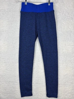 Leggings ajustados azules para mujer S cintura alta levantamiento de glúteos pantalones de yoga atletismo Foto 1 de 4