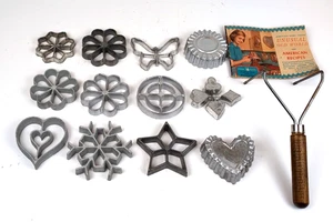 Vintage Nordic Ware Double Rosette Timbale Set 12 Molds and 96 Recipes - Picture 1 of 7