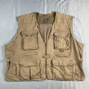 Cabelas Safari Series Mens 5XL Vented Hunting Fishing Utility Vest  Outdoor Mesh - Picture 1 of 13
