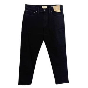 Pantalones de mezclilla MADEWELL relajados para hombre 33x30 negros nuevos con etiquetas B32 - Imagen 1 de 6