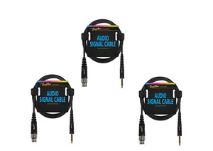 Mikrofonkabel 1,5m XLR female auf Klinke Stereo AC - 292 -150 Boston 3 Stück NEU - Afbeelding 1 van 2