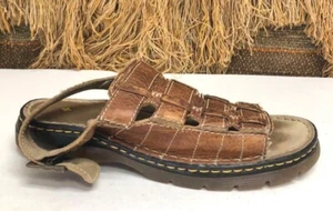 Sandalias de Pescador Dr. Martens 8C15 Cuero Marrón PARA HOMBRES TALLA US M 10/L 11 UK 9 - Imagen 1 de 9