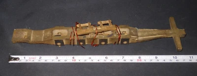 O Scale ADAMS & SON Brass 8-Wheel  Frame, Side Rods & Pilot for Restoration - Image 1 of 2