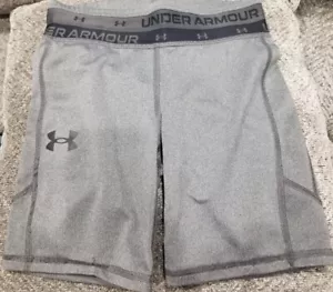 BOYS 4/4T Under Armour Boxer Shorts Underwear. Gray W/ Black Logo - Picture 1 of 4