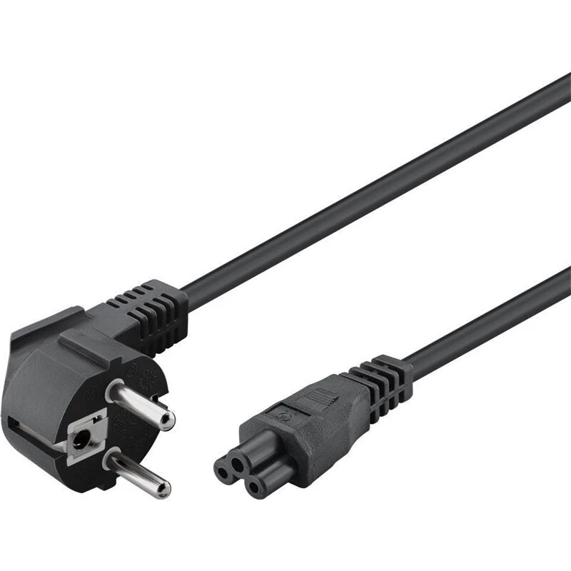Stromversorgungs-Kabel für Laptop-/Notebook-Netzteile 230V~ 3polig 3m schwarz - Bild 1 von 1