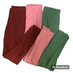Art Class lot of 3 Girl's leggings with large media pockets L 10/12 Multicolor - Picture 1 of 7