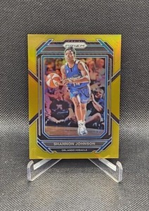2023 Panini Prizm WNBA #80 Shannon Johnson Gold Prizm /10 Orlando Miracle 