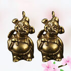 Animal Keychains Mini Pig Bajie Zodiac Charms Fengshui Ornaments