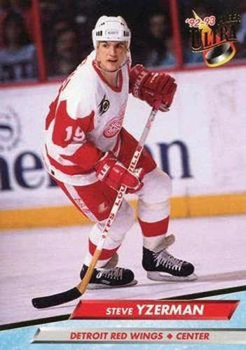 #55 Steve Yzerman - Detroit Red Wings - 1992-93 Ultra Hockey - Image 1 of 1