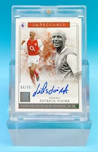2019-20 Impeccable Arsenal Patrick Vieira Immortal INK Auto 64/99 - Picture 1 of 2