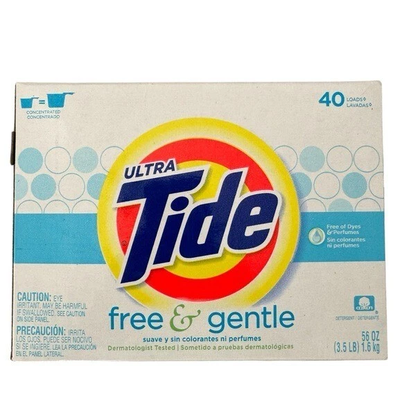 Tide Ultra Free & Gentle Powder Laundry Detergent 40 Loads 56 Oz - Image 1 of 1