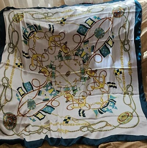 Nautical Square Scarf - Picture 1 of 8