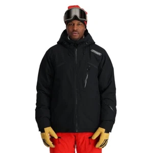 Spyder Leader Snow Jacket, Black, Medium - NWT - Picture 1 of 5